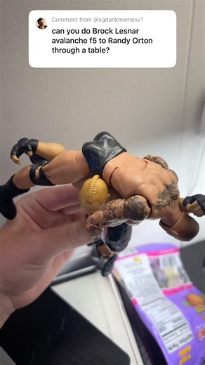 Avalanche F-5! Requested by: @sgdankmemesv1 #wweactionfigure #wrestlingfuture #wwe #brocklesnar
