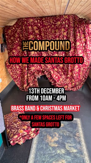 How we put together Santas grotto! We just need a throne for Santa! #christmas #santascoming #santasgrotto #dressing | W.AVE ARTS Bexhill | Facebook