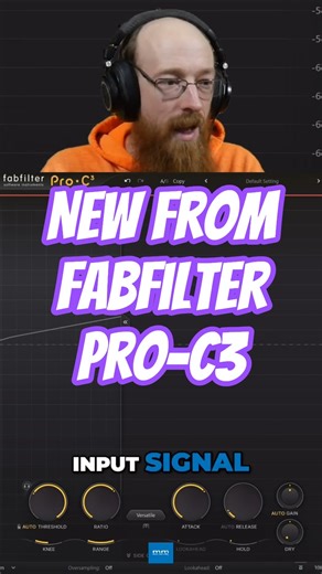 NEW from @fabfilter Pro-C3 - Auto threshold feature