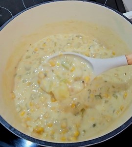434K views · 1.3K reactions | THICK AND HEARTY CREAMY CORN SOUP...