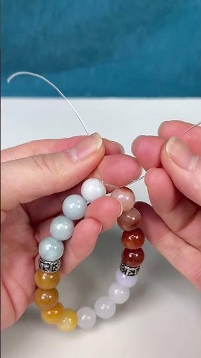 Multicolor jade bracelet 🌈 Soft natural energy #bracelet