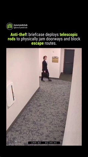 Luxury = Money & Power | This is what happens when geometry becomes a security feature. You are watching a deployment test of an active asset-denial briefcase.... | Instagram