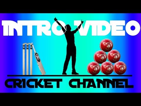 INTRO VIDEO OF MY CHANNEL | CRICKET CHANNEL?