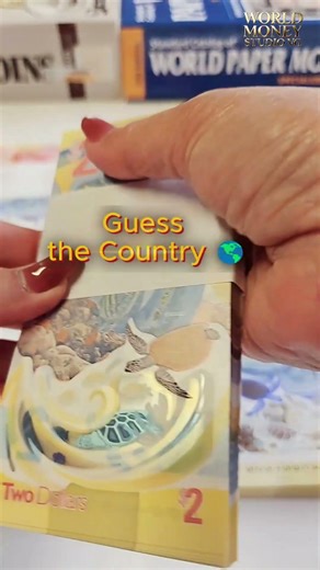 Can You Guess the Country? | 2 Dollars Banknote 🌊🐢