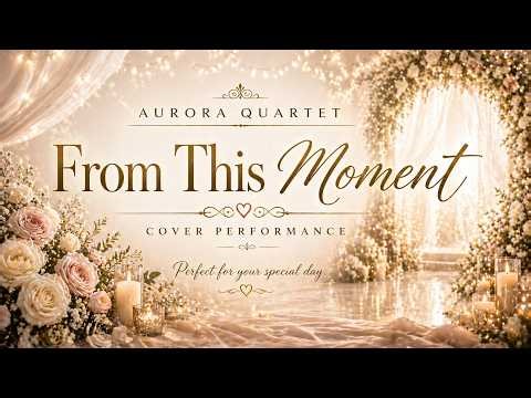 "From This Moment " (Wedding String Quartet Cover) - Aurora Quartet