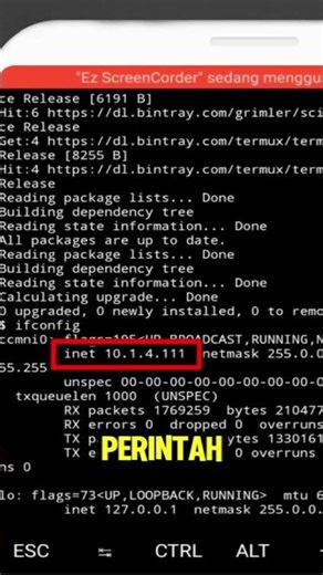 How to Check Your IP Address Using Termux in Just 10 Seconds! #Shorts