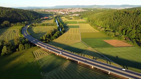 Germany's Autobahn: Drone Views of No Speed Limit Roads