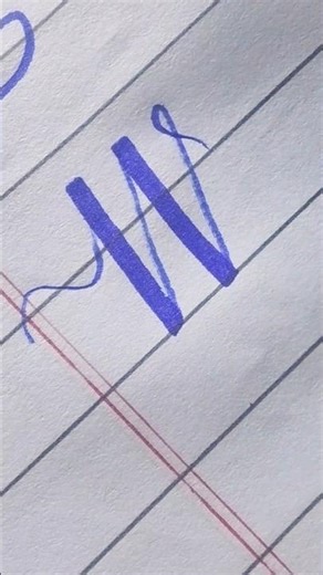 How to Write Letter W in Stylish Calligraphy | A to Z Alphabet Art #moderncalligraphy