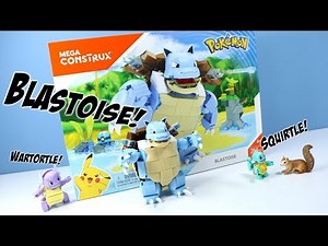 MEGA Construx Pokemon Blastoise Wartortle and Squirtle