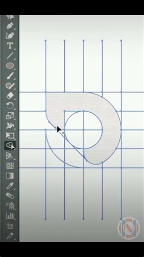 Letter D Logo Design | How to make logo design in Adobe Illustrator