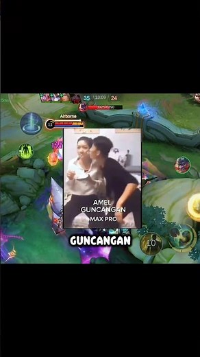 Amel guncangan pro max☠️😹 #mlbb