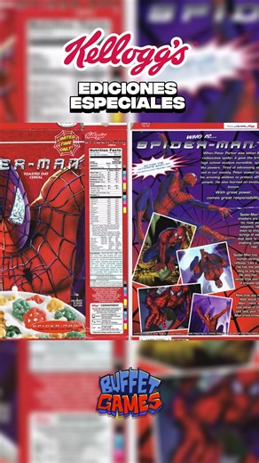 ¿Recuerdas el Cereal de Spiderman? | Buffet Games