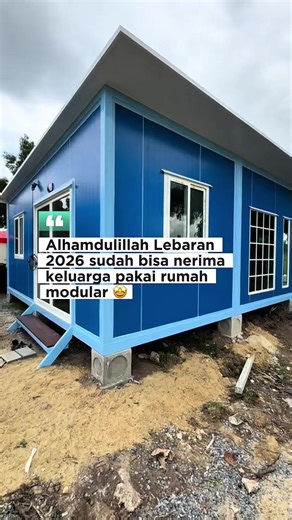 Alhamdulillah Lebaran 2026 sudah bisa open house dengan rumah modular yang pemasangannya cepat ,harga lebih murah 50% dari rumah konvensional.Jadi ga bingung lagi mau nerima tamu pas Lebaran 🤩 Apalagi dari keluarga sendiri kan . Segera konsultasikan rumah modular mu Bli : ➡️ 0897-9708-975 #rumahmodular #lebaran2026 #modularbali #ramadhan #rumah kontainer keren
