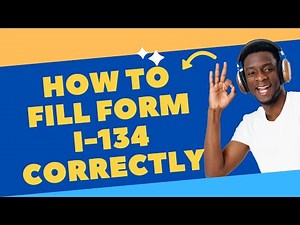 How To Fill Form I-134 Correctly | Affidavit of Support For DV Lottery Interview