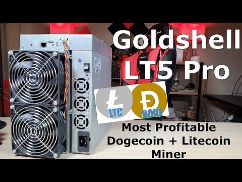 MOST Profitable Dogecoin + Litecoin Miner | Goldshell LT5 Pro - First Look