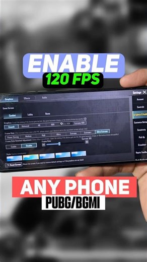 ☠️Unlock 120 Fps+Zero Lag Problem Any Phone Unlock bgmi/pubg best gfx tool