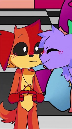 Catnap and Dogday Kiss Scenes Compilation | Animated Story