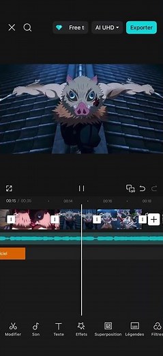 Inosuke #anime #edit #4k #aura #animeedit #beautiful #demonslayer #inosuke #fighting