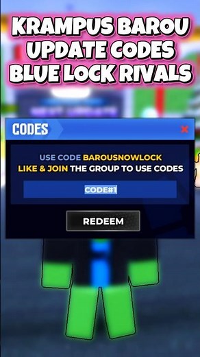 ALL WORKING BLUE LOCK RIVALS NEW KRAMPUS BAROU UPDATE CODES!