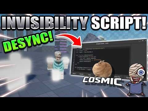 Going Invisible in Roblox Using A Universal Invisibility Script (Raknet) - Cosmic Windows Executor