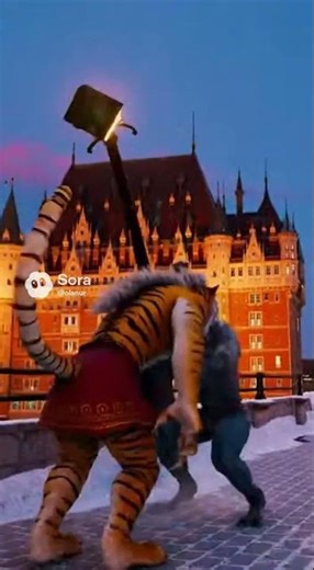 Weretiger vs Loup Garou' werewolf in Quebec