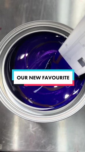 Custom Blue Metallic Automotive Paint Mixing | Hamr Coatings