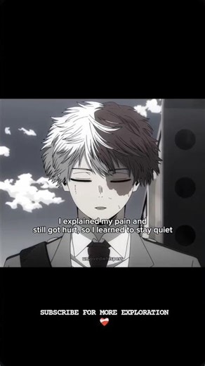 My infinity ♾️ TIP - I Learned to Stay Quiet 💔 | Deep Anime Edit #GOONEMILLIONVIEWSTIP