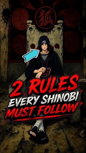 2 Rules Every Shinobi Must Follow 🤯🔥 | Naruto | Anime BLAH