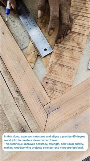 Perfect 45° Wood Joint Trick Every Carpenter Should Know