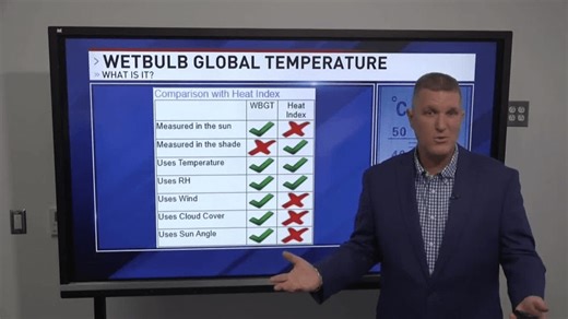 Innovative 'WBGT' heat index scale offers clearer picture of Texas heat stress