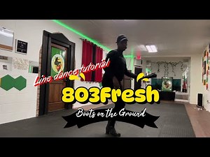 “Boots on the Ground” by 803Fresh line dance tutorial with N’spire Walker