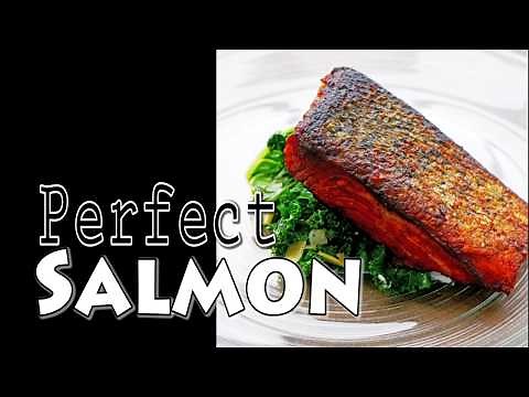 Perfectly Cooked Salmon | Removing Skin | Crispy Skin On