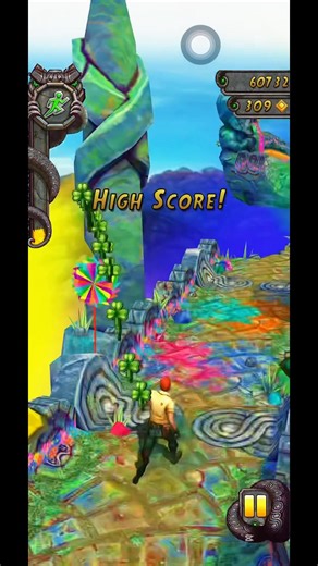 Trying to make new record in Temple Run game 😱🙃 #ytshorts #templaerun #farrago #gaming #gameplay