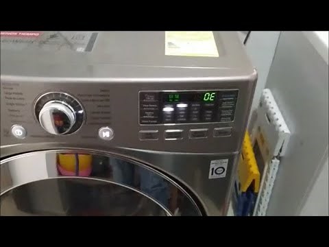 COMO SOLUCIONAR EL ERROR OE EN LA LAVADORA LG CARGA FRONTAL/LAVADORA LG no centrifuga
