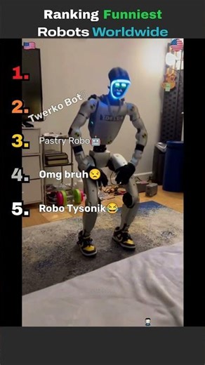 Top 5 Funniest Robots in the World 😂🤖 You Won’t Believe #1! #shorts
