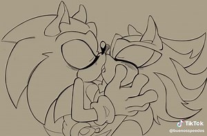 sonadow !KISS! my first animation...I'm cringe #sonic #sonicthehedgehog #shadowthehedgehog #shadow #sonadow #animation #art