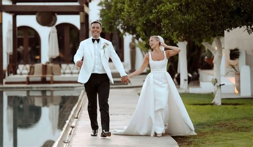 Society Weddings: Tess O'Connor and Jordan Coghlan's Loewe scented nuptials