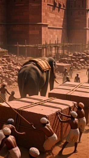 4000 Workers & 8 Years 🤯 Making Of Agra Fort