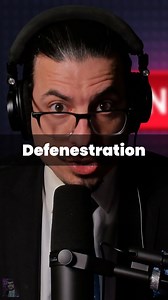 67K views · 2.6K reactions | The Daily Word: Defenestration Definition: (Noun) the act of throwing someone out of a window Produced by: Don Huely Written by: Don Huely with assistance from ChatGPT Edited by: Dougie McFallendar Key Grip: Fergus O’Shaunghnessy Music by: Also sprach Zarathustra, Op. 30 by Richard Strauss #huely #wordoftheday #thedailyword #dougie69mf #RichardStrauss #Defenestration | DonHuely | Facebook