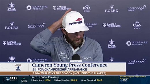 MORE: Cameron Young talks about the golf ball he's playing."I read something that said it passed the new testing standards, but I wasn't aware of that until very recently. At no point was that a consideration, it was just me trying to optimize my golf."His whole answer ⬇️