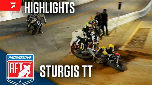 21K views · 155 reactions | 퐇퐈퐆퐇퐋퐈퐆퐇퐓퐒  American Flat Track riders hit the streets of Downtown Sturgis to tackle a hybrid race track that featured pavement turns, dirt jumps and switchbacks. Check out the highlights from the one-of-a-kind #AmericanFlatTrack Sturgis TT  | FloRacing | Facebook