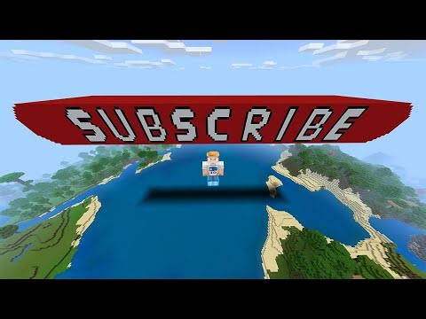 I BUILT A SUBSCRIBE BUTTON IN MINECRAFT SO YOU SUB!