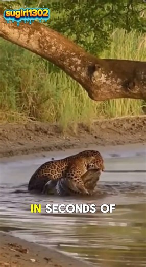 Tiger vs Crocodile – A Brutal Clash of Land and Water | Wild Nature #TigerVsCrocodile #WildlifeFight