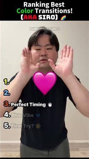 Ranking Best Color Transitions! (AKA SIRO) 🌈