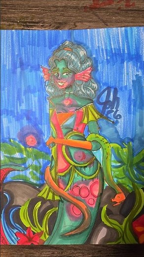 Sea monster drawing #artwork #seamonster #drawing