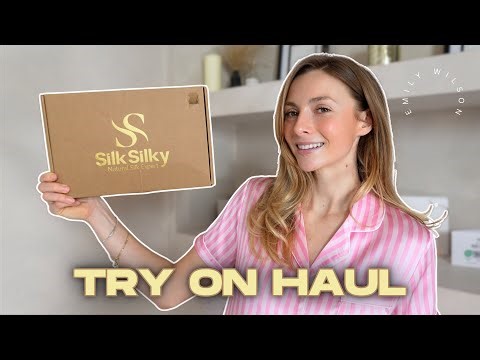 SilkSilky try on haul | These Silk Pyjamas Feel INSANE 😍 Emily Wilson Fashion