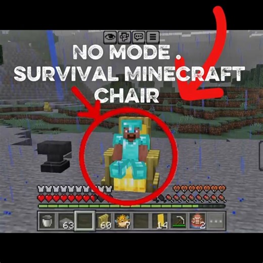 I Made a Chair in Minecraft Survival Without Mods! 😱🔥