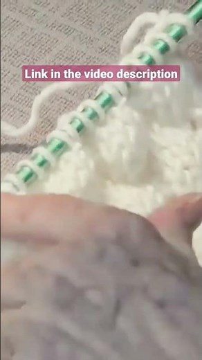 Fun Bubble Knit Stitch