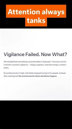 ❗⚠️❗Attention Always Fails❗⚠️❗ #systemdesign #humanfactors #riskmanagement #cybersecurity #ncwebdev