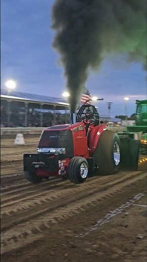 The Change of Pace Pro Stock tractor pulling with the ITPA #tractorpulling #horsepower #turbo #case